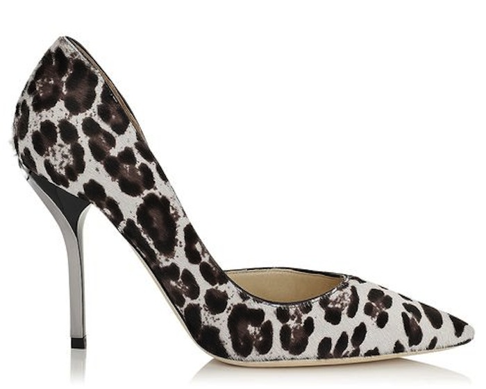 Margaret Nichols's Jimmy Choo leopard print pumps. Read more at Thenuminous.net