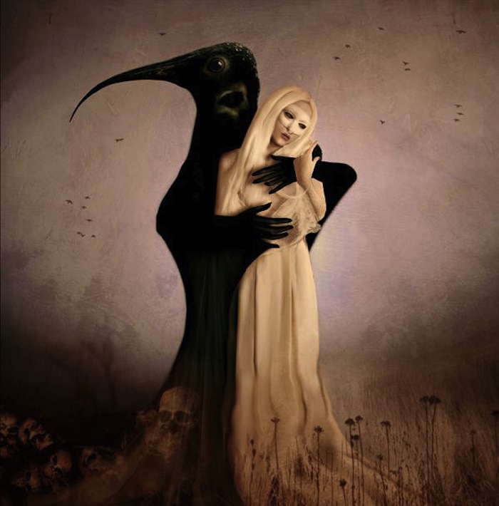 Girl dancing with death by Natalie Shau. Read more at Thenuminous.net!