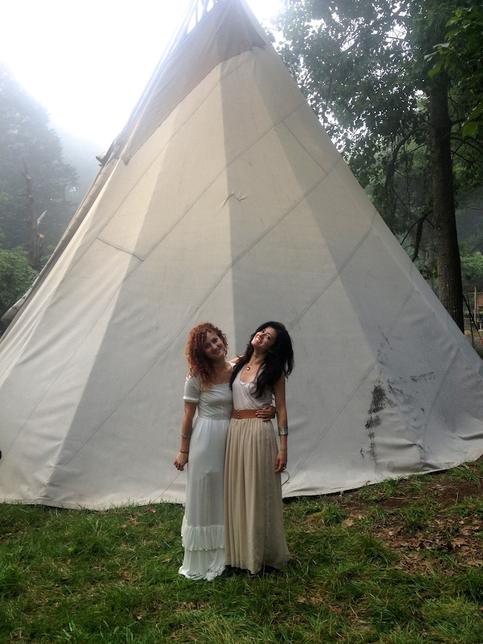 Alexandra Roxo at a peyote medicine ceremony tipi . Click to read more!