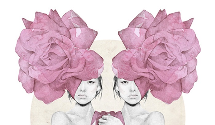 Fashion illustration of women with roses by Kelly Smith. Click to read more!