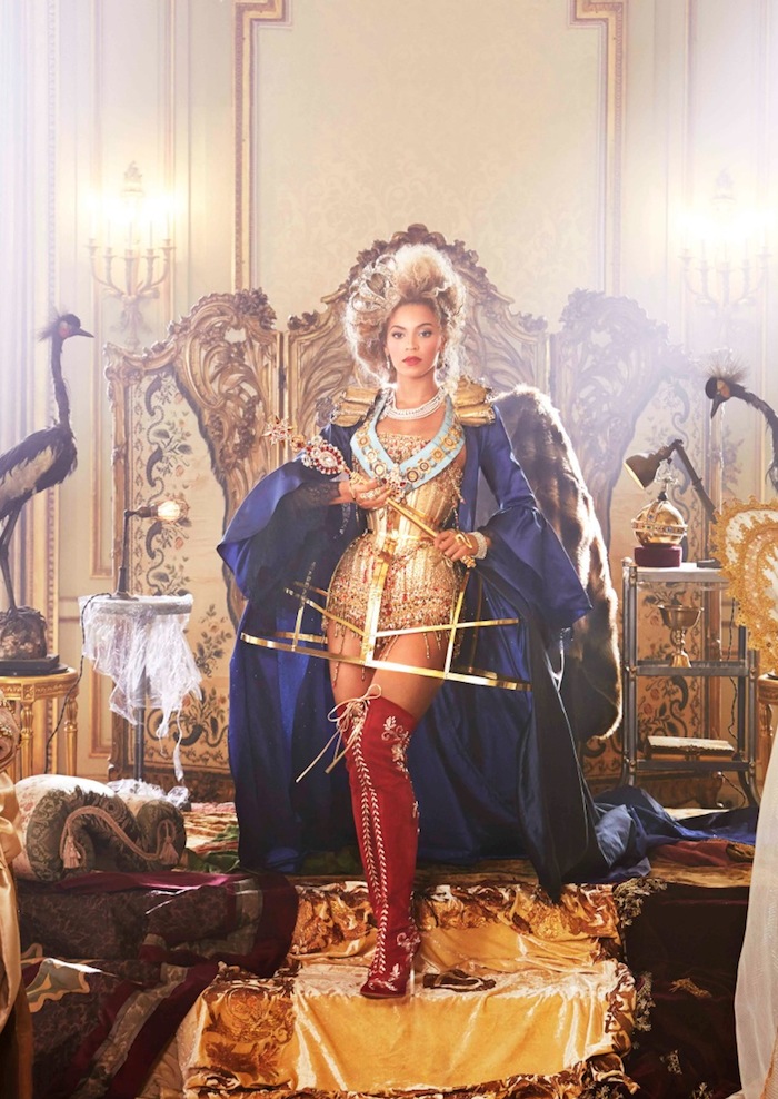 Beyonce as the Tarot Queen of Pentacles. Read more at TheNuminous.net!