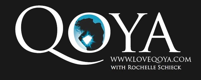 Qoya by Rochelle Schieck logo. Read more at Thenuminous.net!