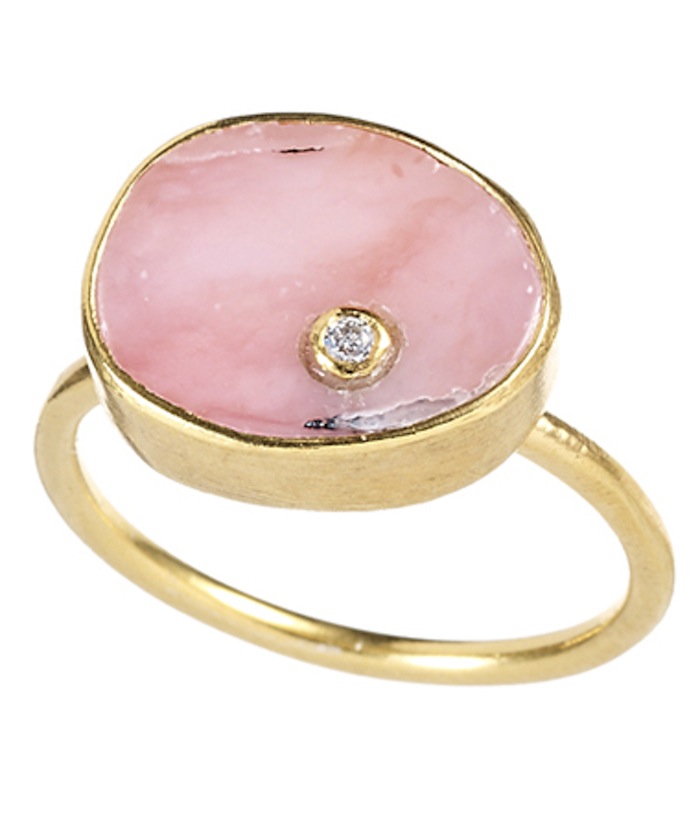 Pink opal ring by Max and Chrloe featured on TheNuminous.net