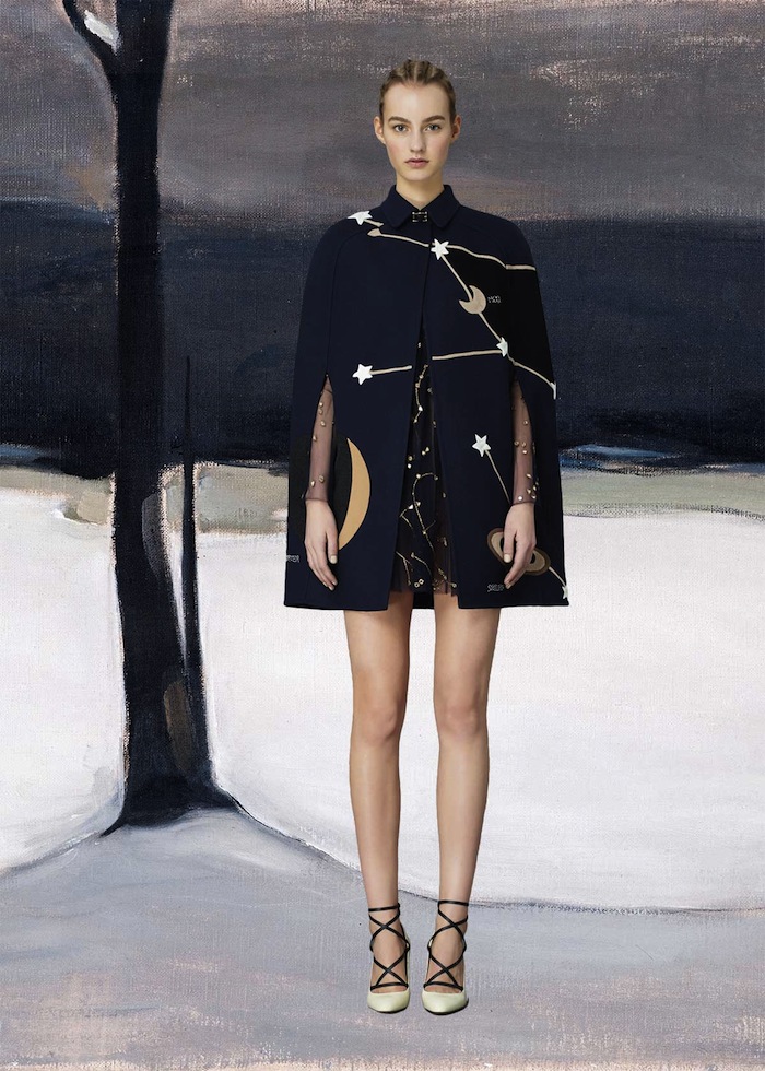 valentino-pre-fall-2015 cosmic cape featured on TheNuminous.net