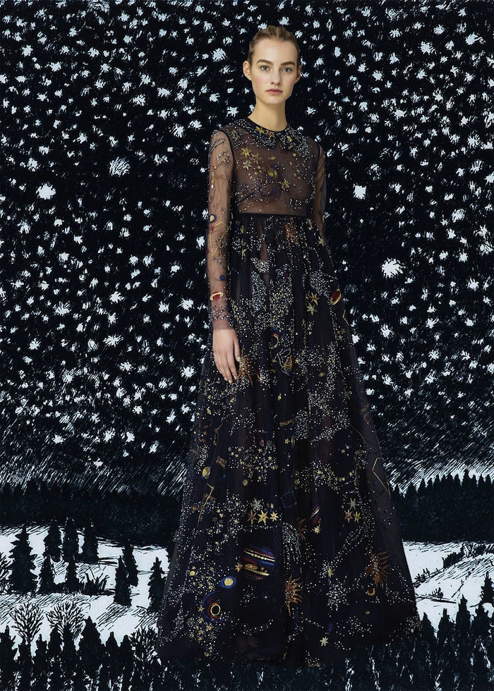 Valentino's cosmic 2015 pre-fall collection featured on TheNuminous.net