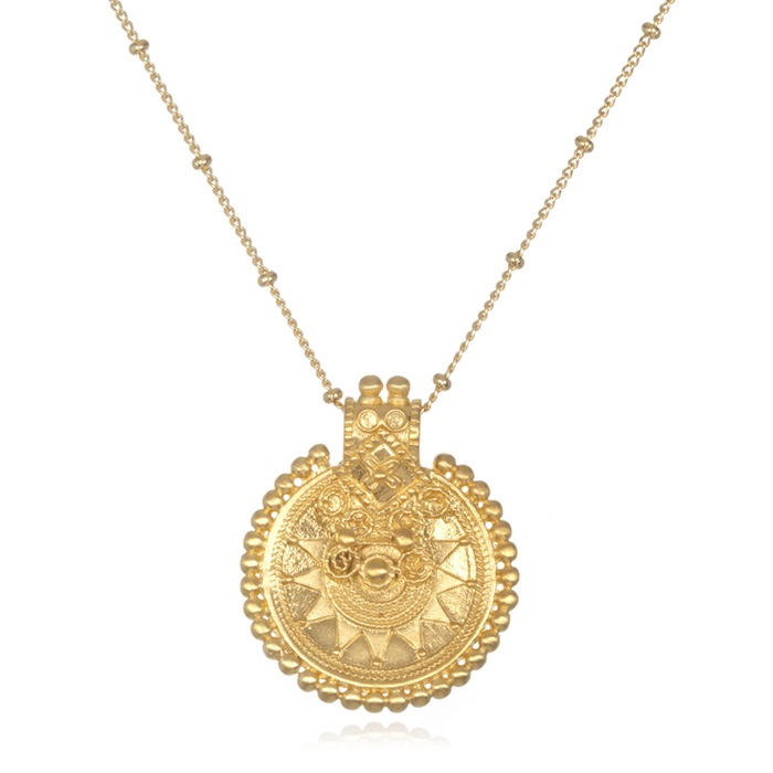 The Mandala necklace: "a reminder of the sacred place we can always go"