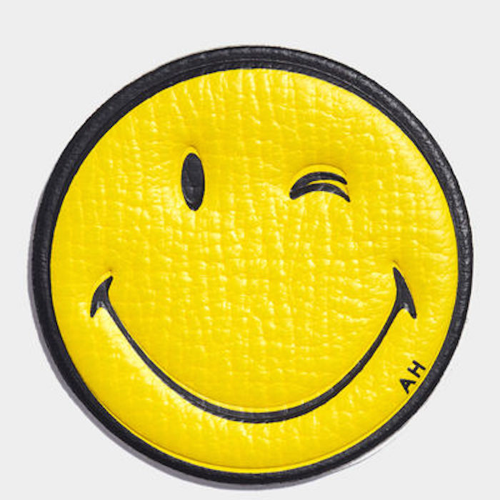 anya hindmarch smiley face wink sticker charlotte stockdale thenuminous.net