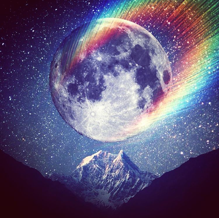 Aries full moon eclipse rainbow full moon reading on The Numinous