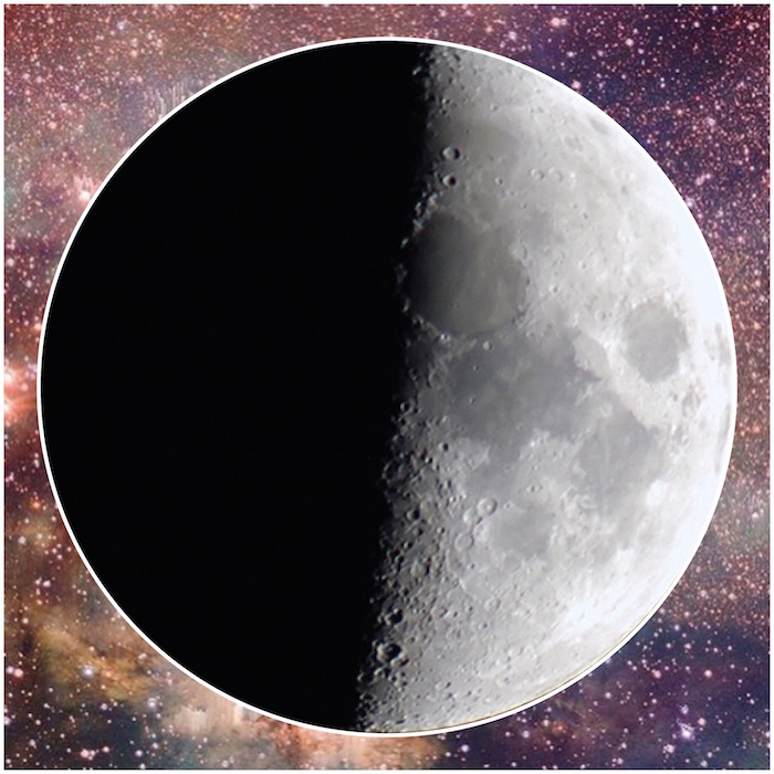 third quarter moon phase on the numinous