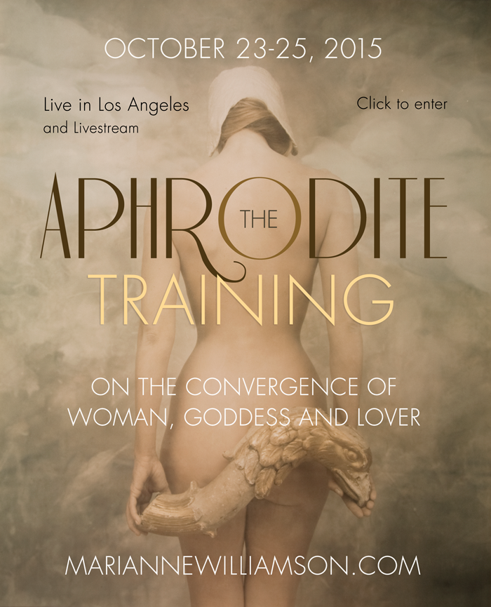 Marianne Williamson interview the aphrodite training on The Numinous