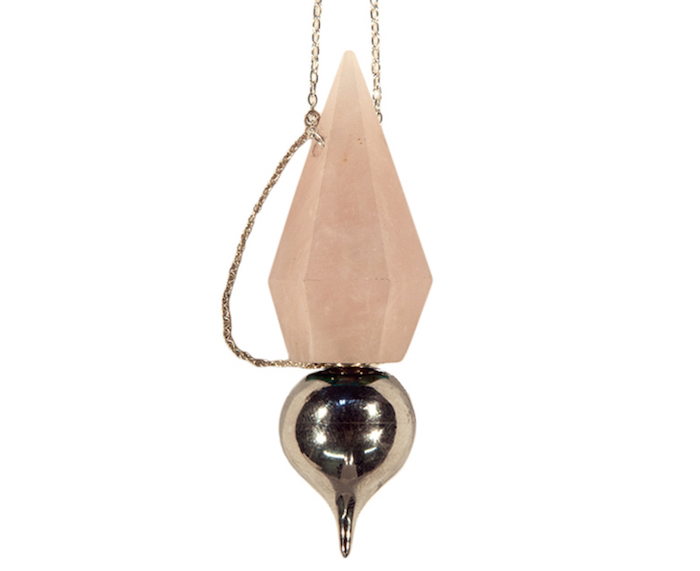 Heart Chakra fragrance pendulum necklace, from $325, Unearthen on The Numinous
