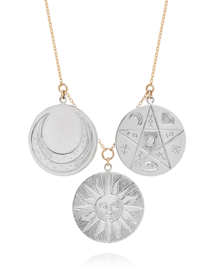 Multi-coin necklace, $490, Laura Lee on The Numinous