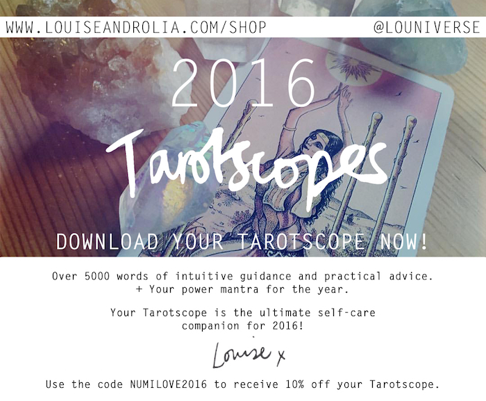 2016 tarotscopes by Louise Androlia on The Numinous