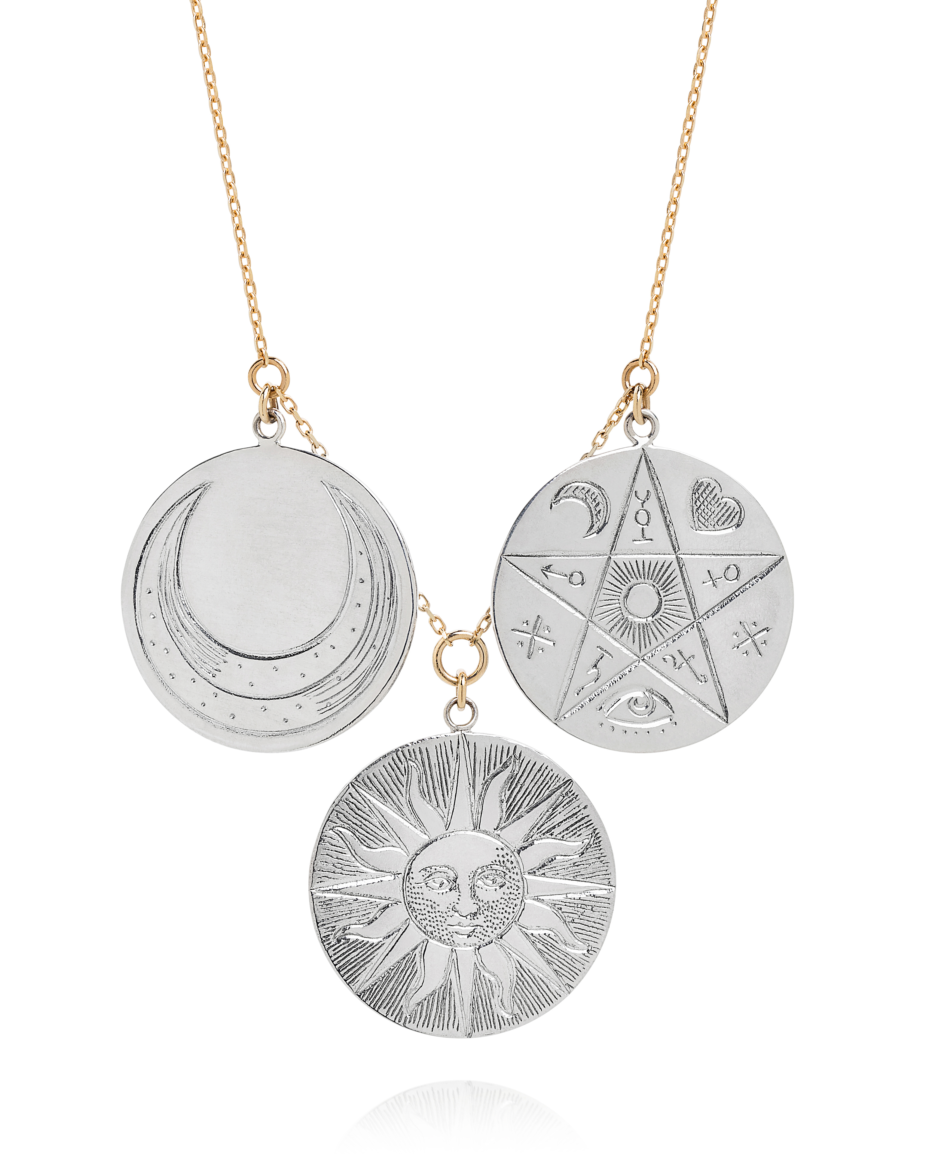 The Oracle Multi-Coin Necklace £485 