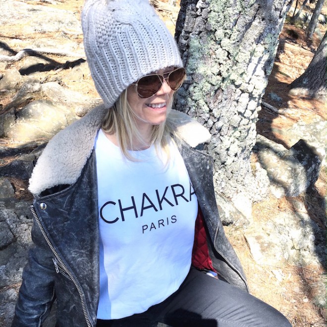 Ruby Warrington chakra sweatshirt on The Numinous