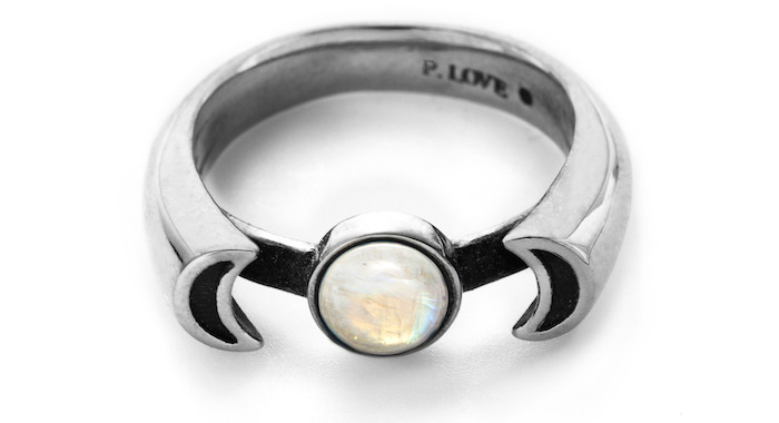 Moonstone ring, $200, Pamela Love