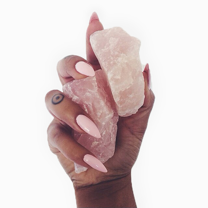Raw Rose Quartz, from $6, The Hoodwitch