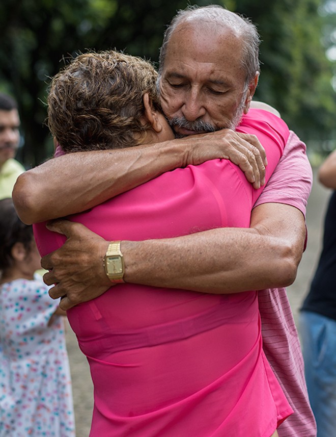 empowered action people hugging by Katya Volpato on The Numinous