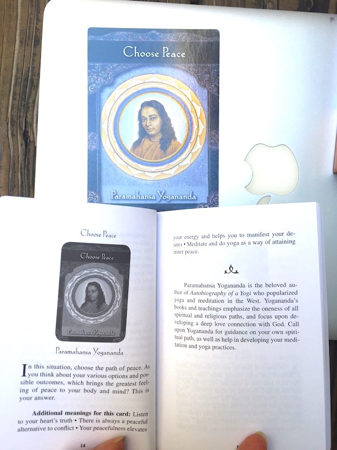 choose peace oracle card doreen virtue on The Numinous
