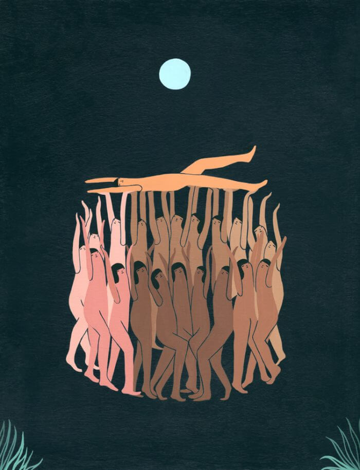 crowdsurfing art of laura berger