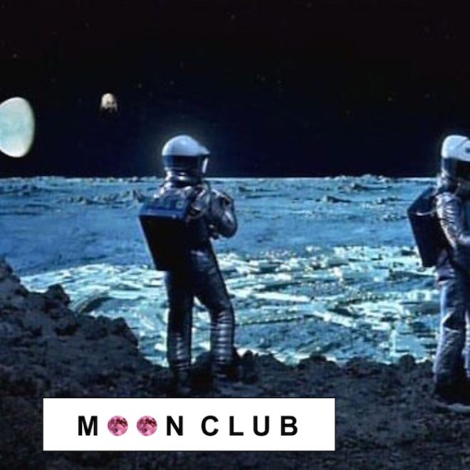 Aquarius New Moon moon club The Numinous astronauts on the moon