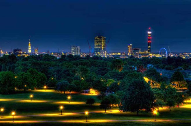 View of London from Primrose Hill The Numinous