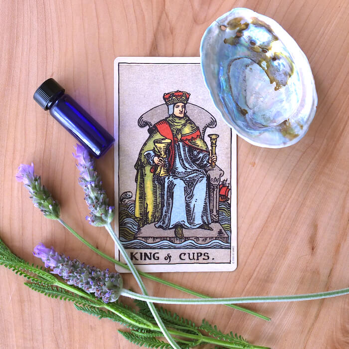 king of cups rider waite melinda lee holm key tarot cards for april ruby warrington the numinous