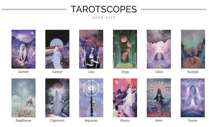 Numinous tarotscopes June 2017