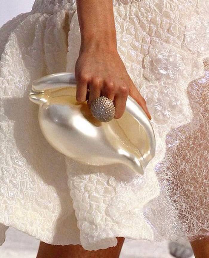 Seashell clutch by Chanel