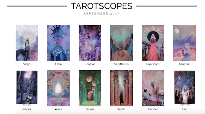 lindsay mack wild soul healing starchild tarot ruby warrington the numinous material girl mystical world numinous tarotscopes september 2017