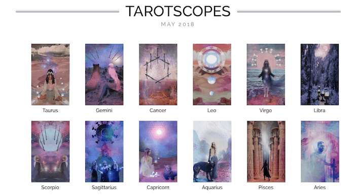 numinous tarotscopes may 2018 melinda lee holm the numinous ruby warrington material girl mystical world the starchild tarot